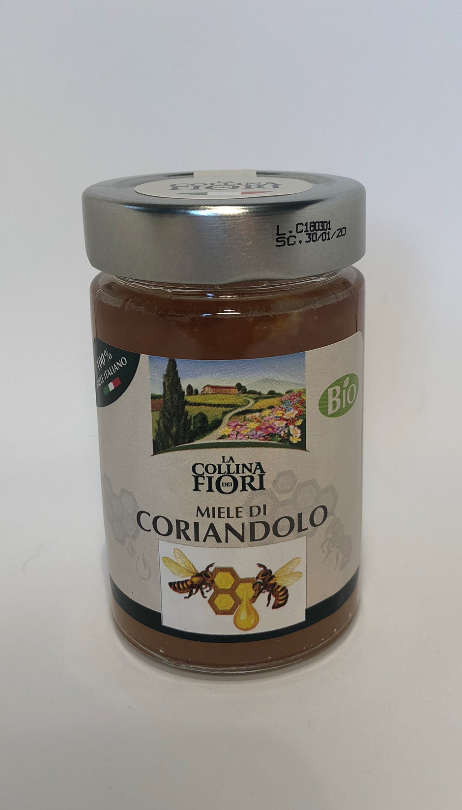 miele bio di coriandolo
